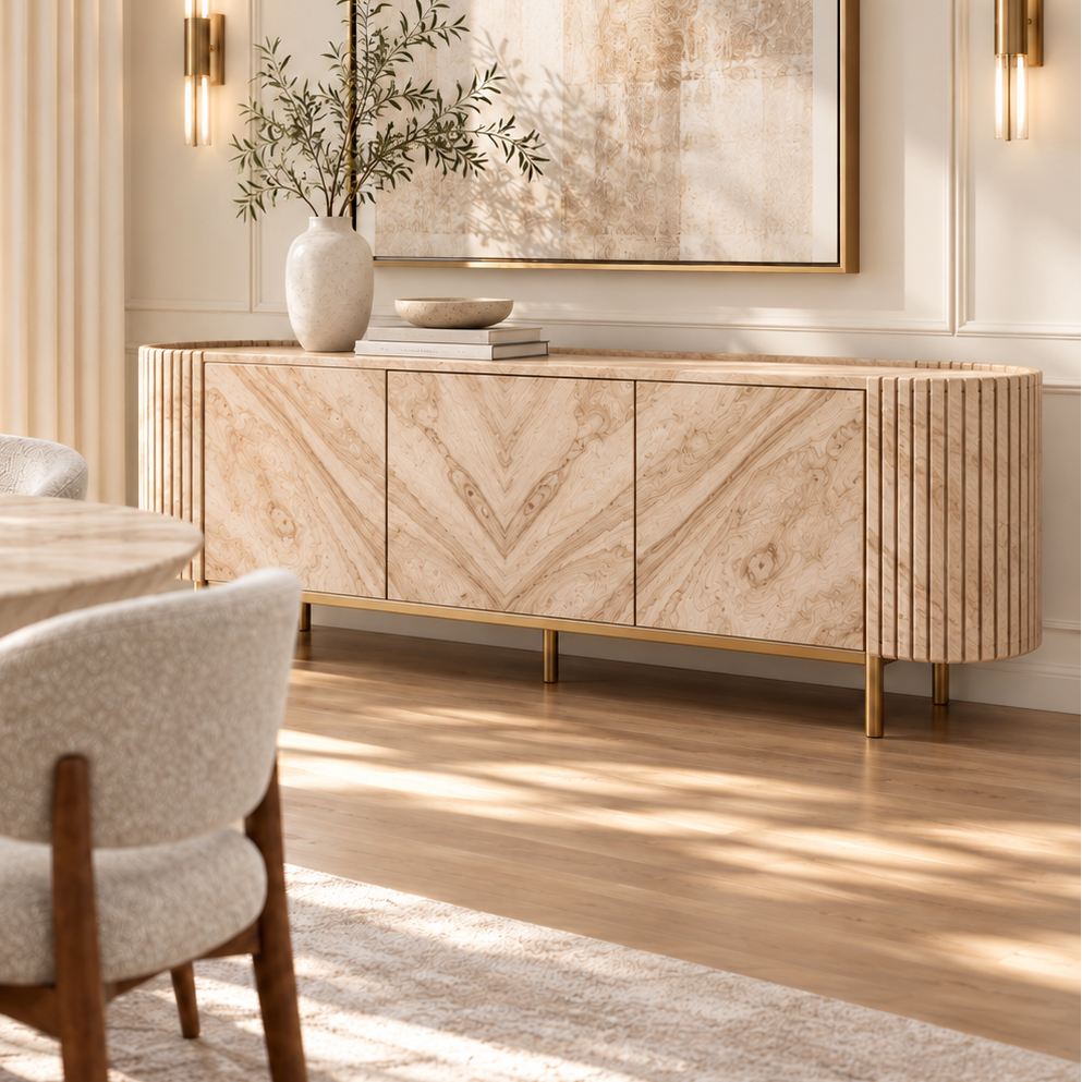 Marceille 3 Door Credenza